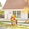 Glitzhome® 30.25" Fall Metal Pumpkins with Barrel Yard Stake